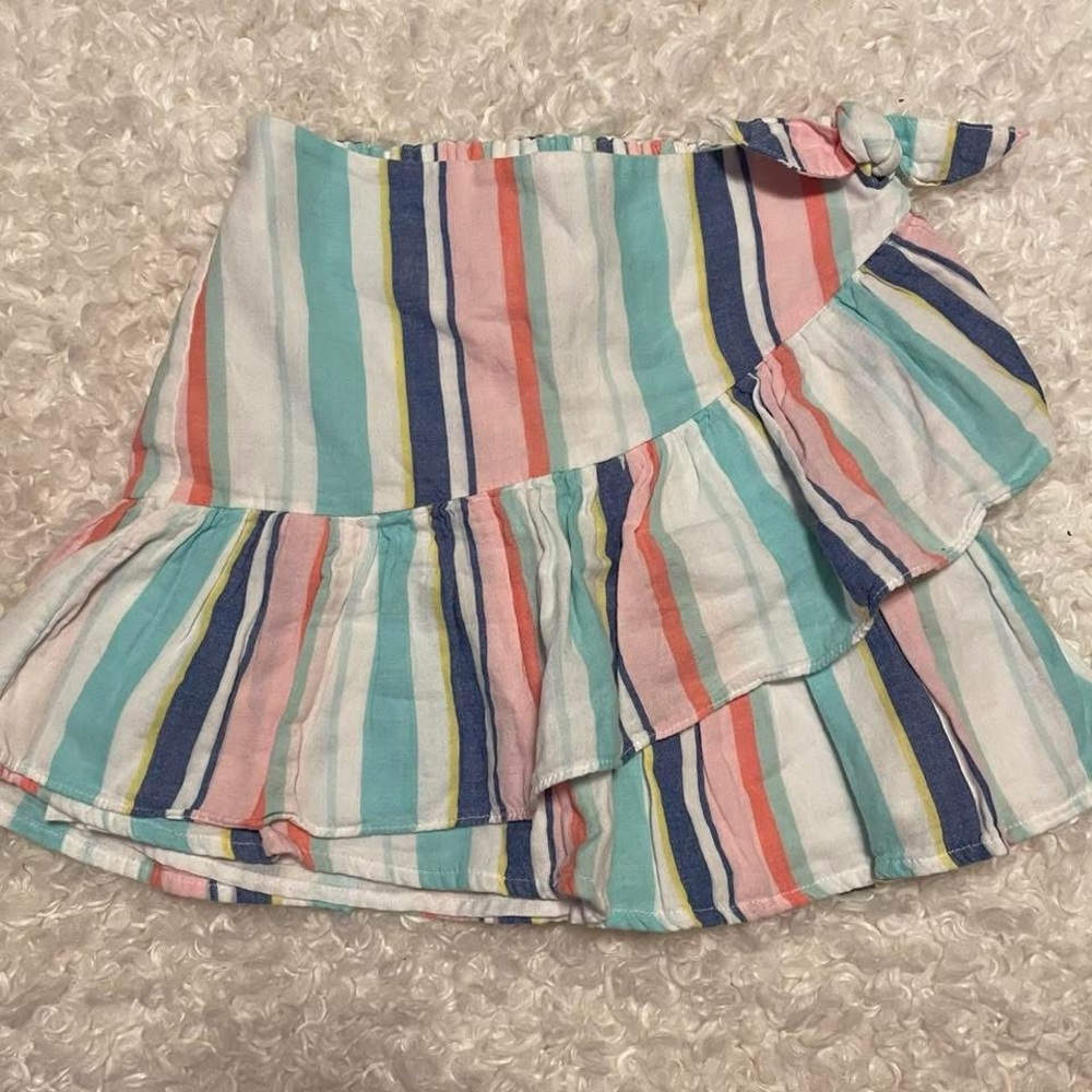 💙4/$28💙 Cat & Jack comfort colors striped linen like skirt